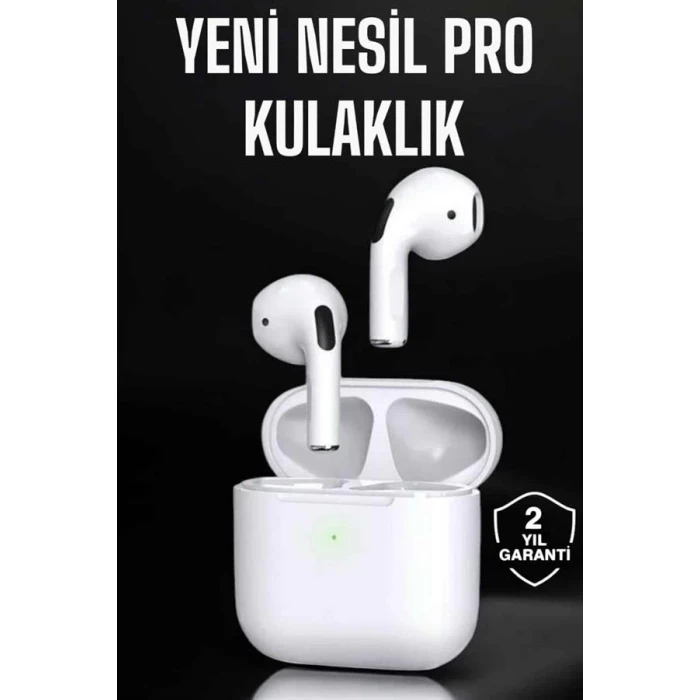 ieg™ Beyaz Yeni Nesil Pro Bluetooth Kulaklık Yüksek Ses Kaliteli ANC Özelliği