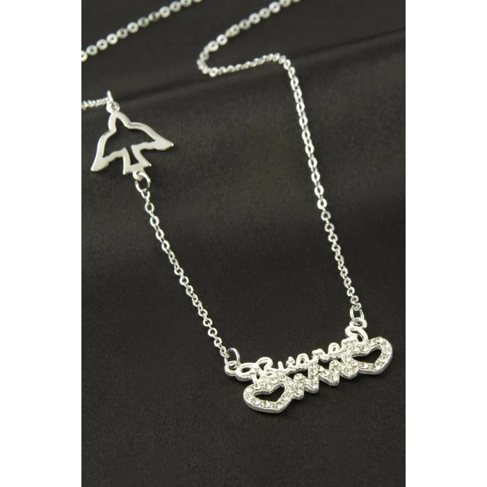 ieg™ Bitanem Yazılı Kalp Ritim Şans Kolye