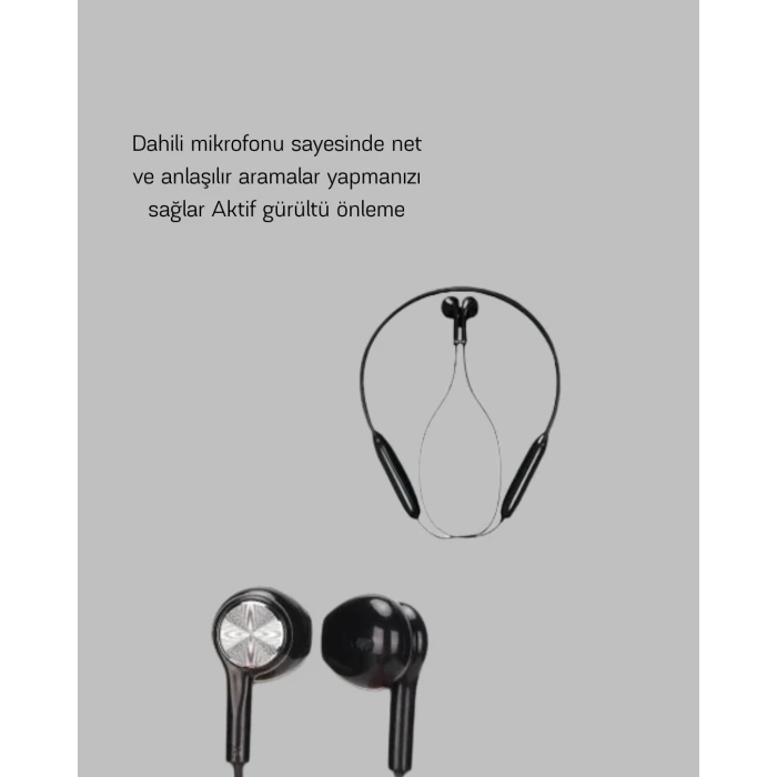 ieg™ Bluetooth 5.0 Anc Kulaklık – Dokunmatik Kontrol Kristal Netliğinde Mikrofonlu