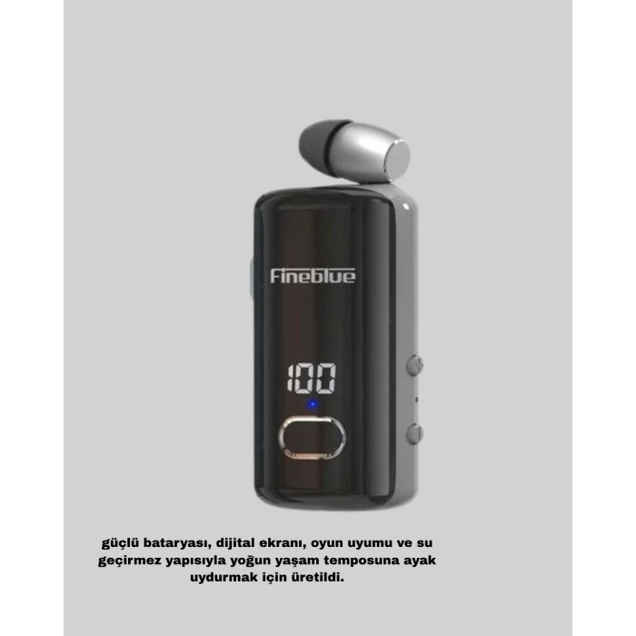 ieg™ Bluetooth 5.3 Kablosuz Kulaklık Geri Çekilebilir Kablolu Ve Ekranlı