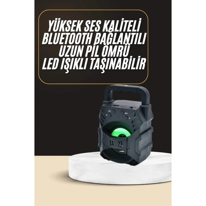 ieg™ Bluetooth Hoparlör Android ve İOS Uyumlu Ses Bombası USB Girişli Taşınabilir