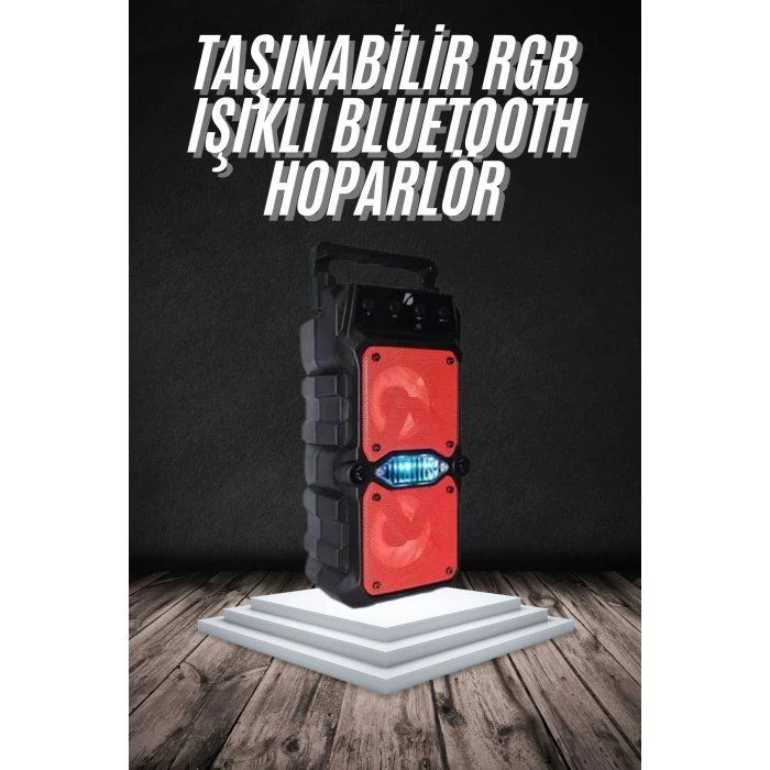 ieg™ Bluetooth Hoparlör Çift Mikrofonlu Güçlü Ses Kaliteli Kesintisiz Kablosuz