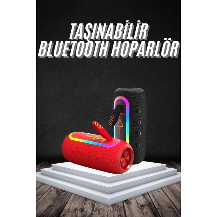 ieg™ Bluetooth Hoparlör USB Şarjlı Uzun Pil Ömrü Android ve İOS Uyumlu Renkli