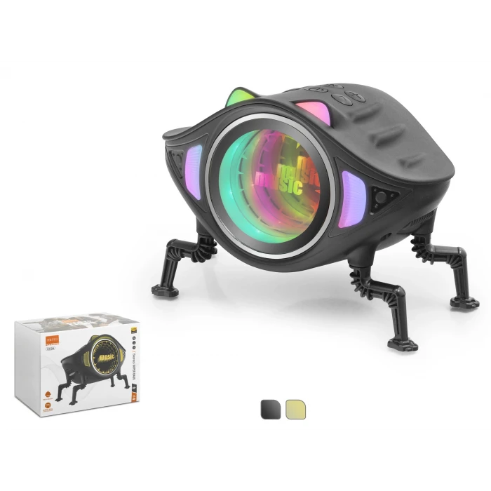ieg™ Bluetooth Masaüstü Hoparlör Robot Tasarimli Fm Rgb CC2A
