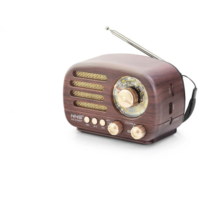ieg™ Bluetooth Nostaljik Hoparlör Fm 14.3 X 8 X 9.4 Cm NS8100BT