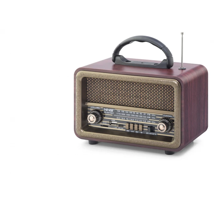 ieg™ Bluetooth Nostaljik Hoparlör Fm 20 X 10.2 X 14.5 Cm NS8070BT