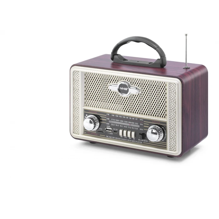 ieg™ Bluetooth Nostaljik Hoparlör Fm 23 X 12.2 X 16.4 Cm NS8098BT