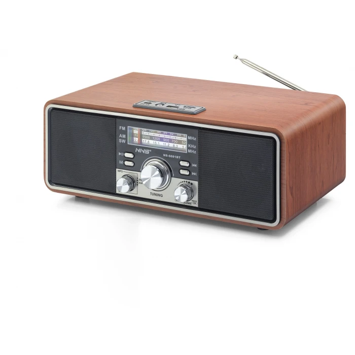 ieg™ Bluetooth Nostaljik Hoparlör Fm 30 X 15.8 X 11.9 Cm NS6681BT