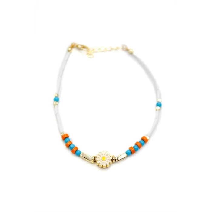 ieg™ Boncuklu Papatya Halhal - Altın