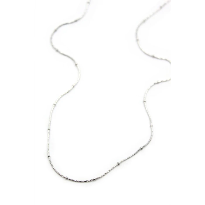 ieg™ Boncuklu Zincir Kolye - Gümüş