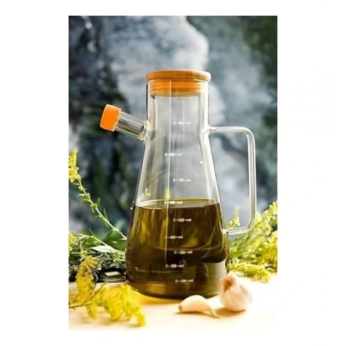 ieg™ Borosilikat Cam 900 ml. Yağdanlık