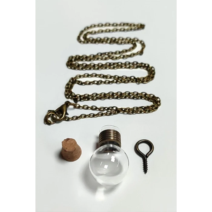 ieg™ Boş Fanus Canlı Kolye