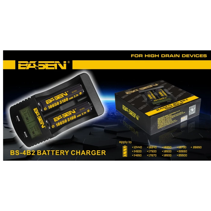 ieg™ BS4-2 DİJİTAL Lİ-Ion / Ni-Cd / Ni-MH Şarj Aleti