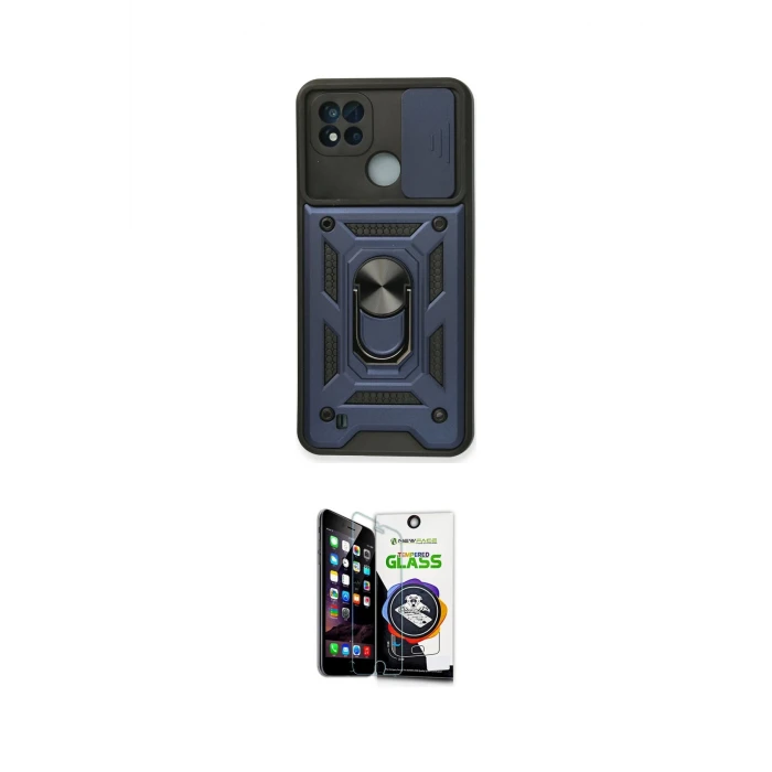ieg™ C11 2021 Kılıf Ahenk Klasik - Şeffaf Temperli Cam Ekran Koruyucu