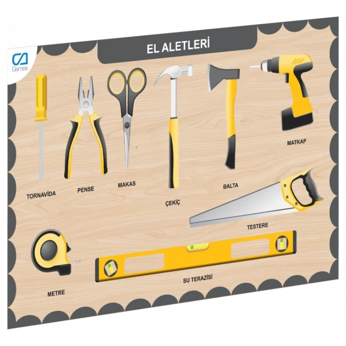 ieg™ CAAHS-3210 AHŞAP EL ALETLERİ BUL-TAK