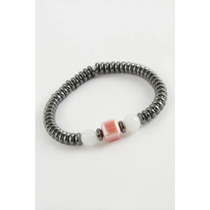 ieg™ Cam & Hematit Doğaltaş Bileklik