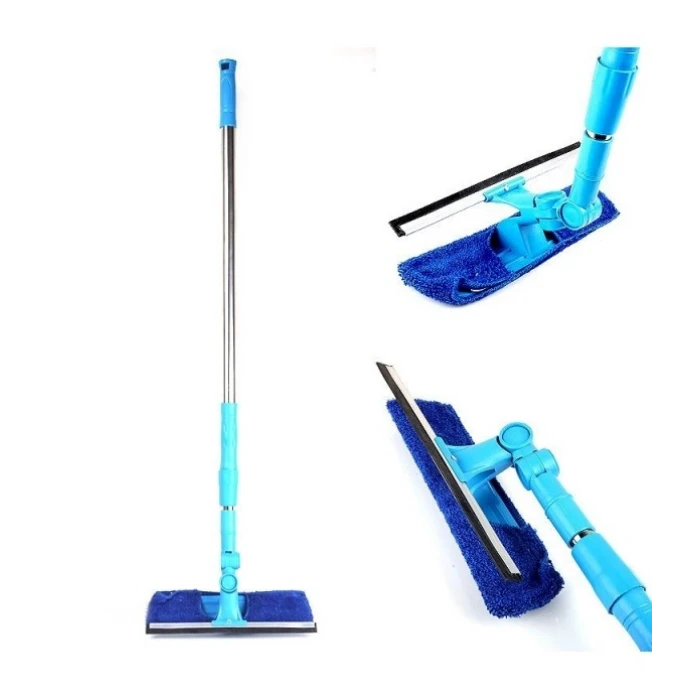 ieg™ Cam Silme Aparatı - Teleskopik Çekçekli Mikrofiberli - Dev Boy