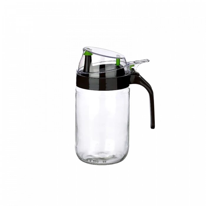 ieg™ Cam Yağdanlık - Kulplu Sirkelik Sosluk 660ml