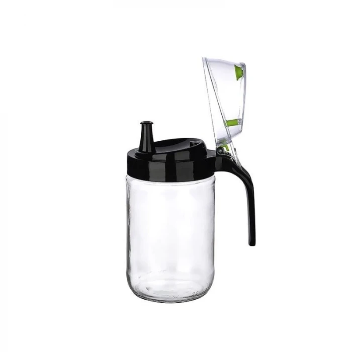 ieg™ Cam Yağdanlık - Kulplu Sirkelik Sosluk 660ML