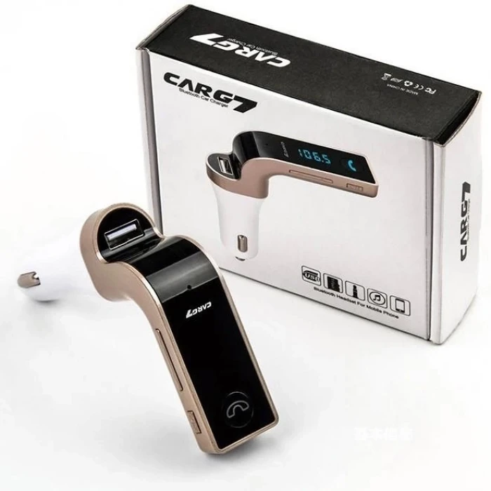 ieg™ Carg7 Bluetooth Araç Fm Transmitter Usb Girişli