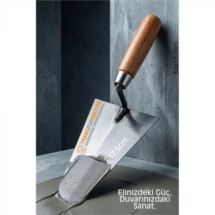 ieg™ Çelik Sıvacı Malası 17.5 Cm - Ultra Dayanıklı Ergonomik Saplı Premium Mala