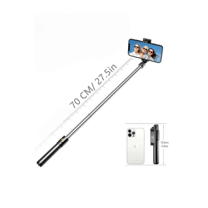 ieg™ Cep Telefonu Tripod Standı Manyetik Selfie Sopa Bluetooth Uzaktan Kumandalı