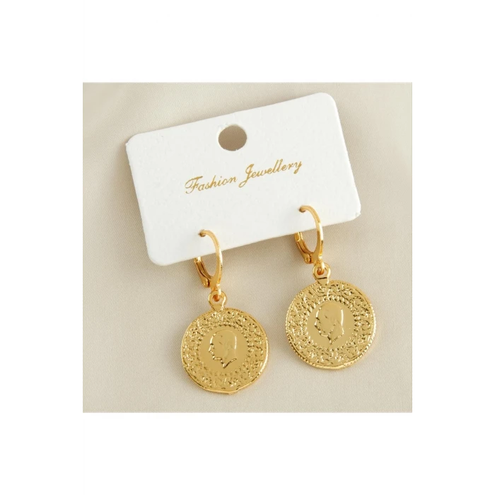 ieg™ Çeyrek Altın Kaplama Küpe