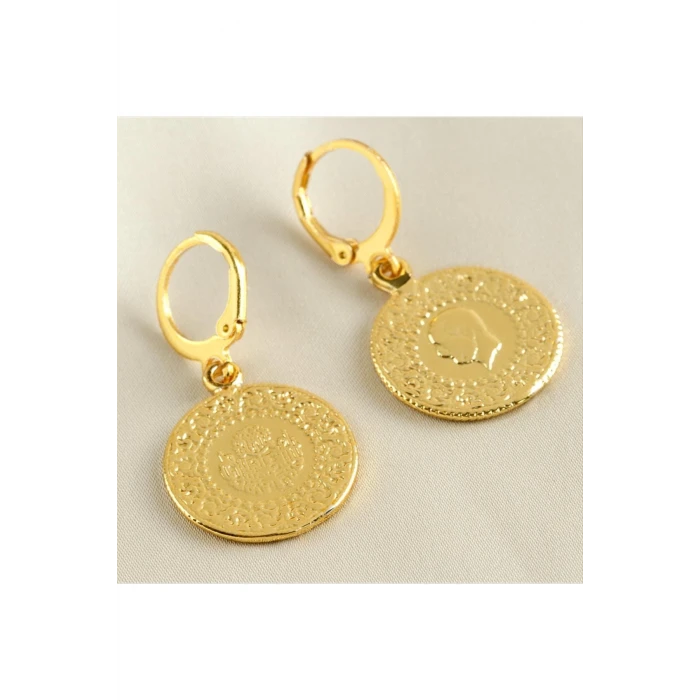 ieg™ Çeyrek Altın Kaplama Küpe