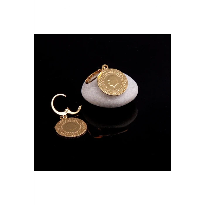 ieg™ Çeyrek Altın Kaplama Küpe