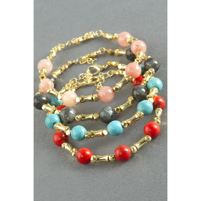 ieg™ Ceyt Taşlı Metal Bileklik