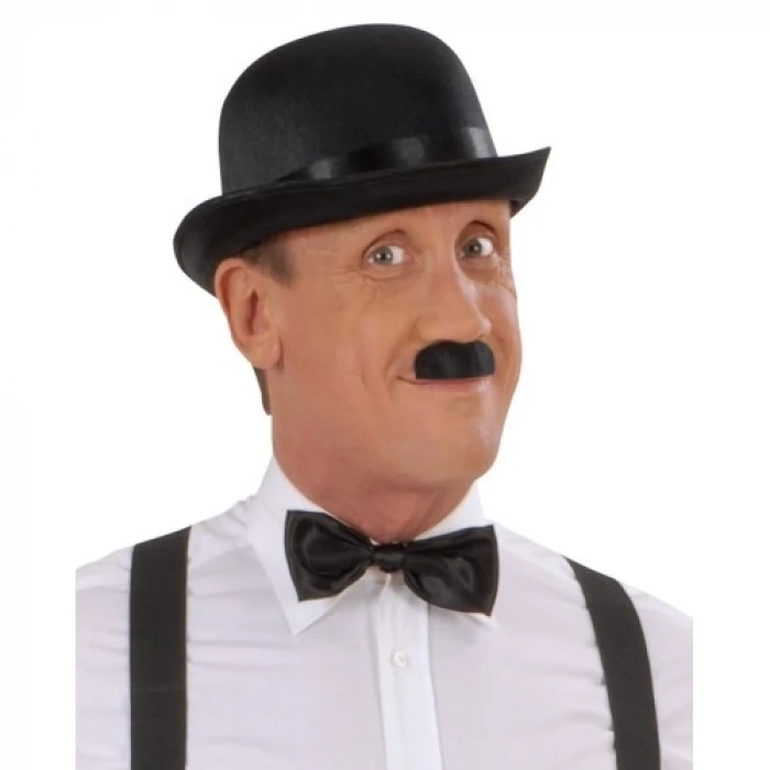 ieg ™ Charlie Chaplin Stil Yetişkin Şapkası – Siyah Melon Parti Şapkası