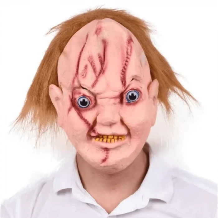 ieg™ Chucky Saçlı Lateks Maske
