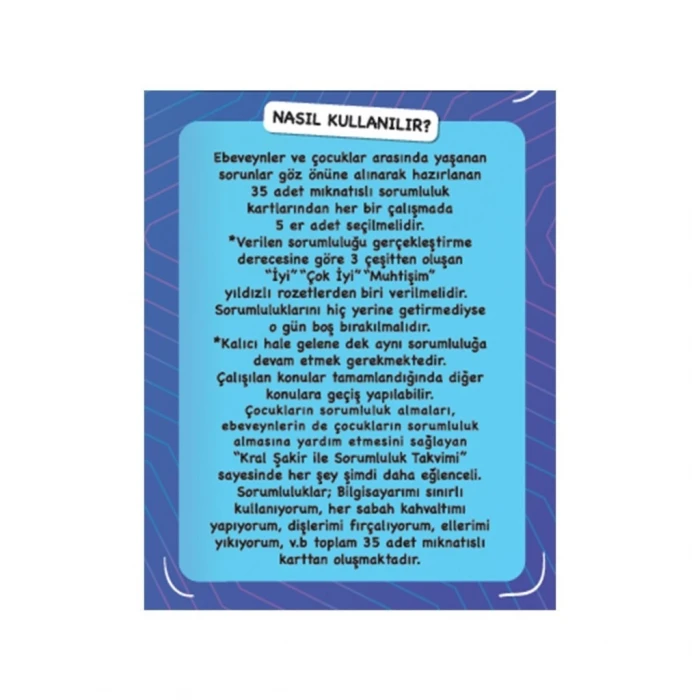 ieg™ CHV-102049 SORUMLULUK TAKVİMİ