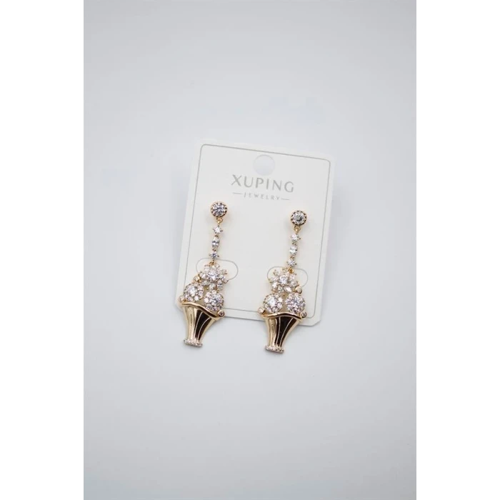 ieg™ Çiçek Buketi Küpe - Altın