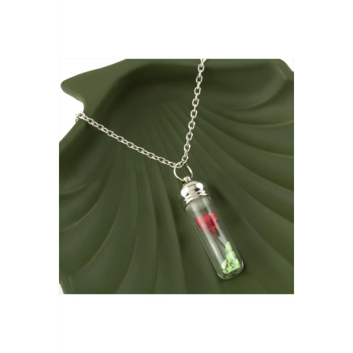 ieg™ Çiçek Fanus Canlı Kolye