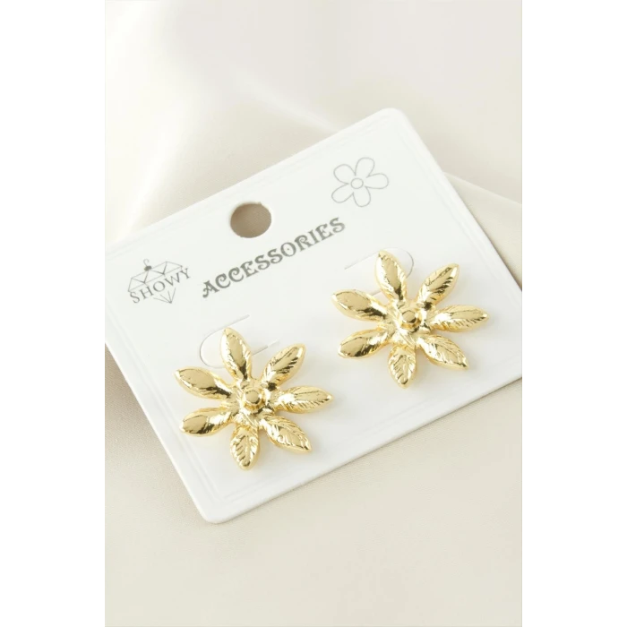 ieg™ Çiçek Metal Küpe