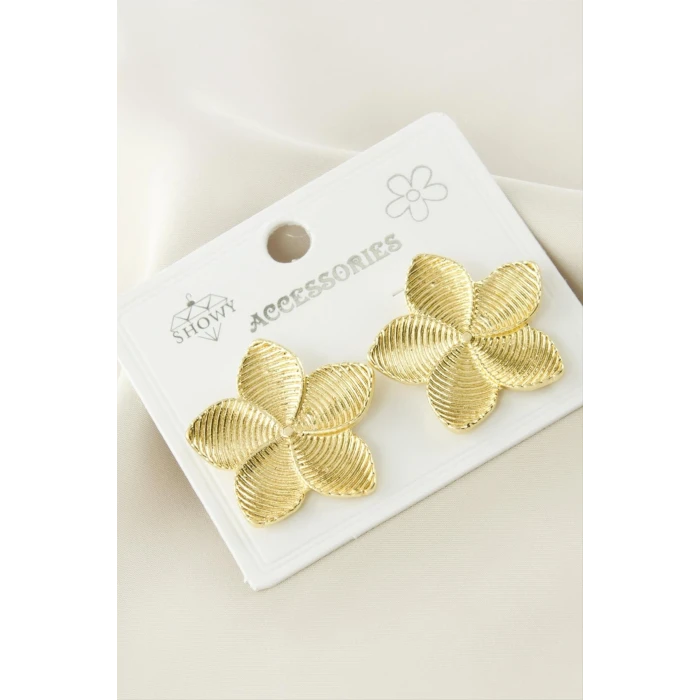 ieg™ Çiçek Metal Küpe