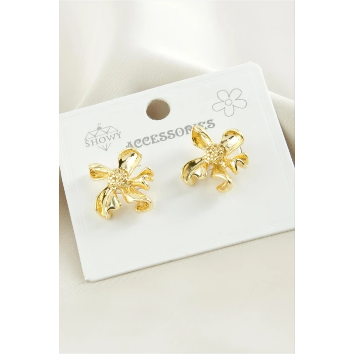 ieg™ Çiçek Metal Küpe