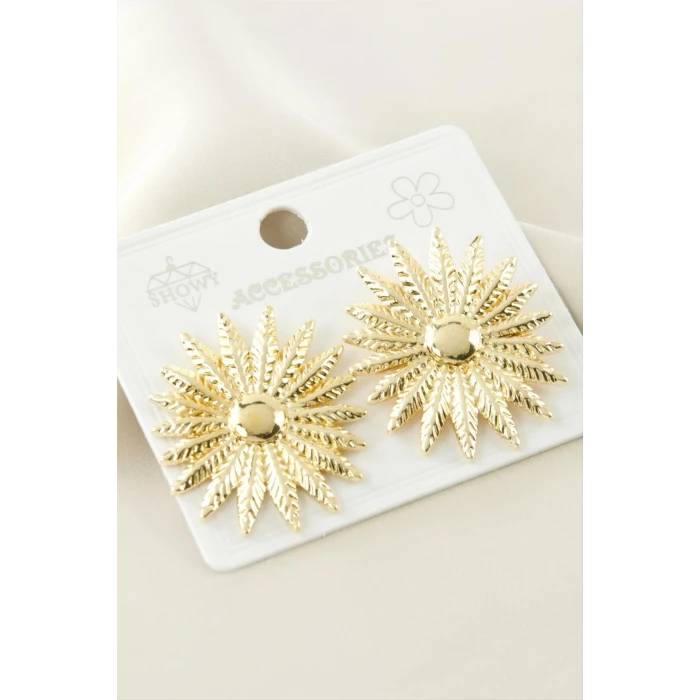 ieg™ Çiçek Metal Küpe