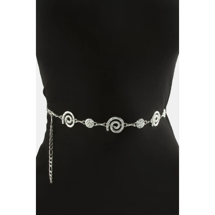 ieg™ Çiçek Metal Zincir Kemer