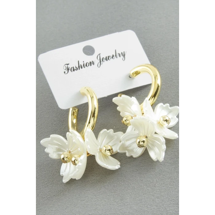 ieg™ Çiçek Plastik Küpe