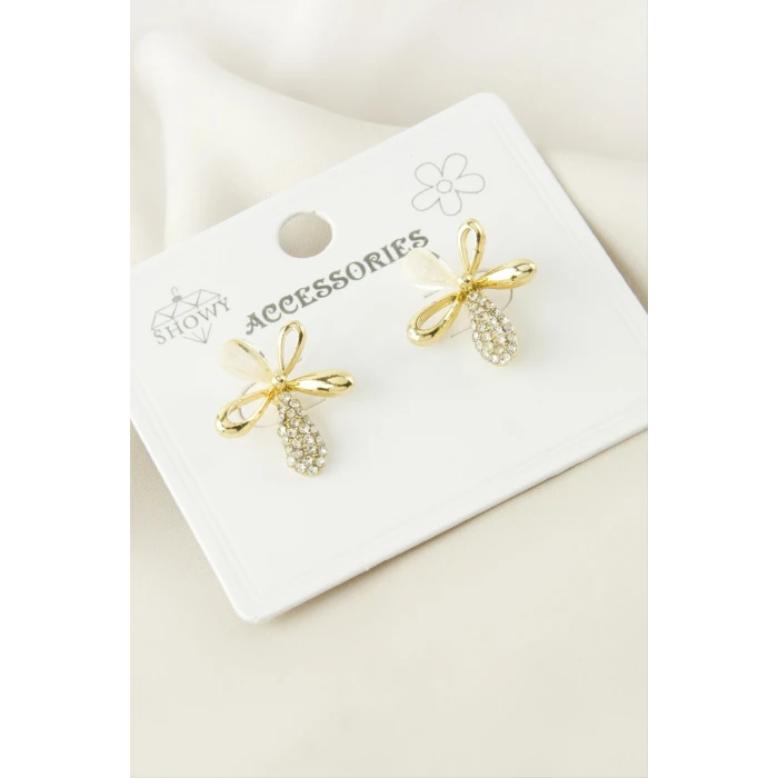 ieg™ Çiçek Taşlı Küpe