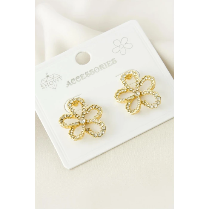 ieg™ Çiçek Taşlı Küpe