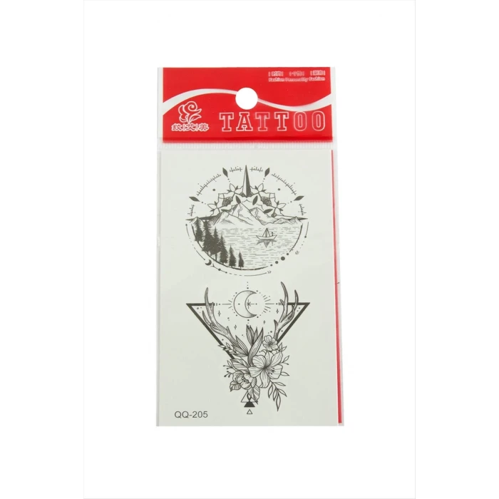 ieg™ Çiçek Tattoo Dövme Sticker