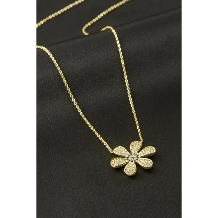ieg™ Çiçek Zirkon Taşlı Kolye
