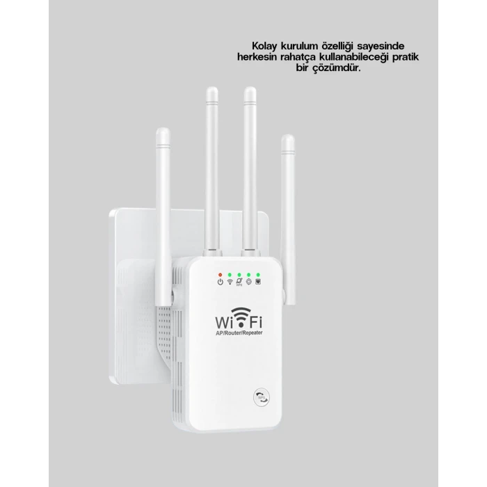 ieg™ Çift Bantlı Otomatik Kurulum Wifi Repeater Menzil Genişletici