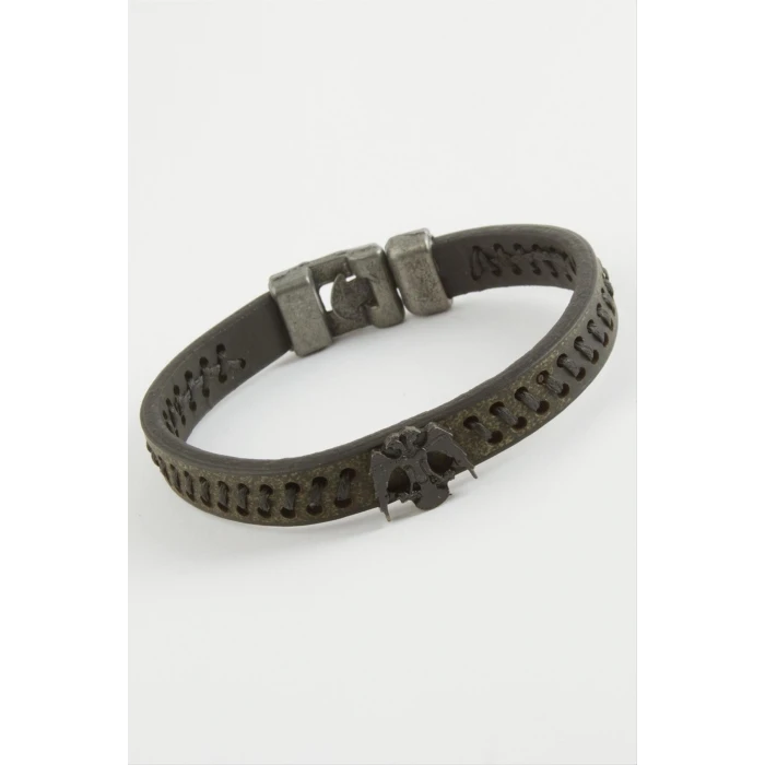 ieg™ Çift Başlı Kartal Kaliteli Suni Deri Bileklik