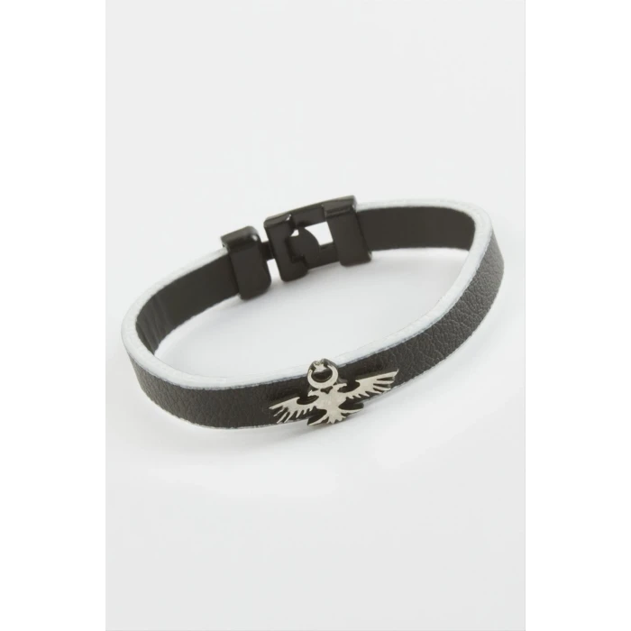 ieg™ Çift Başlı Kartal Kaliteli Suni Deri Bileklik