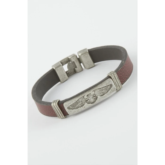 ieg™ Çift Başlı Kartal Suni Deri Bileklik