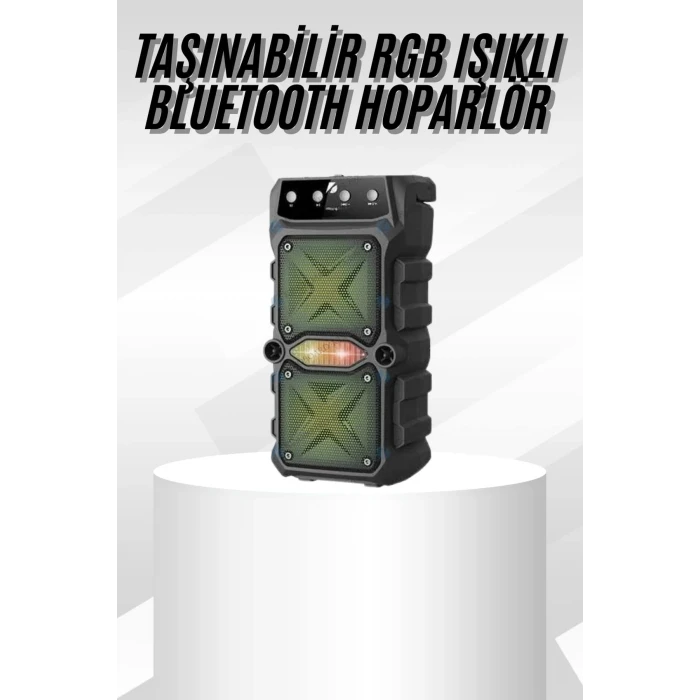ieg™ Çift Çıkışlı Güçlü Bataryalı Kablosuz Yüksek Ses Kaliteli Bluetooth Hoparlör